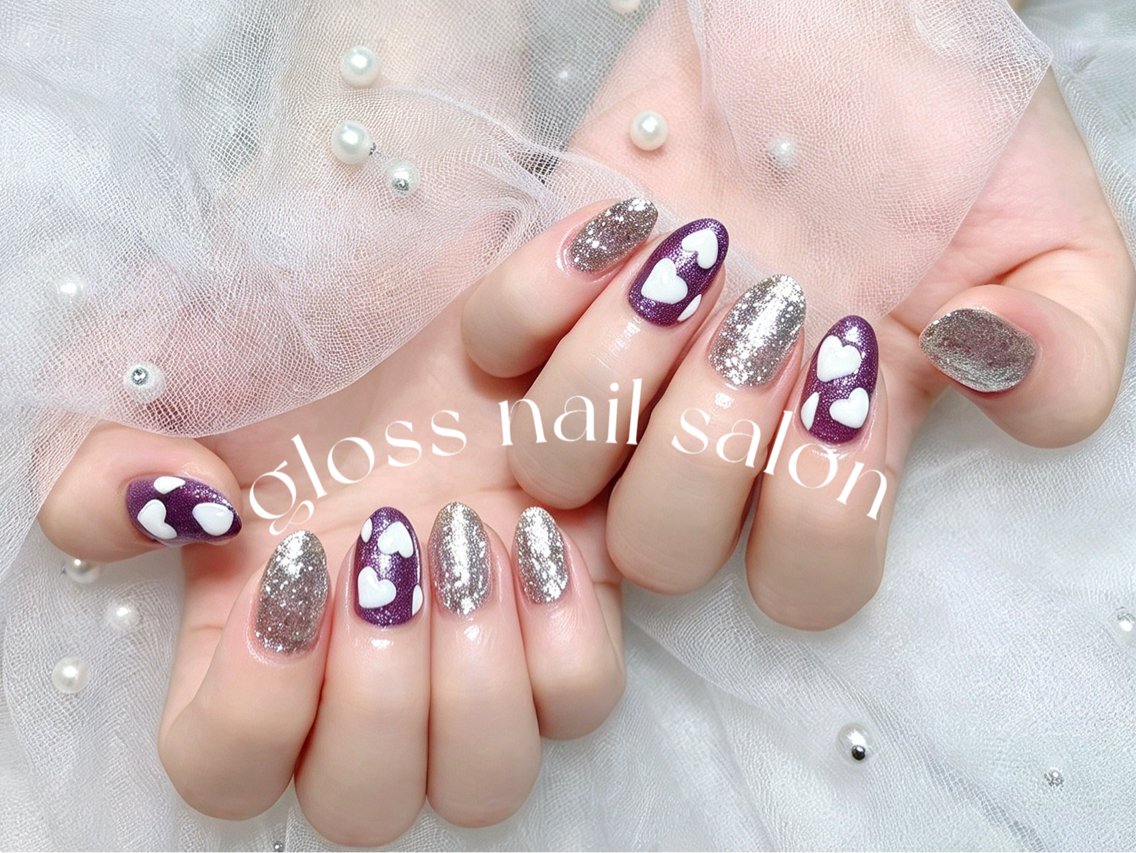 ネイル ハンドネイル ゆり🌷 gloss nailのネイルデザイン