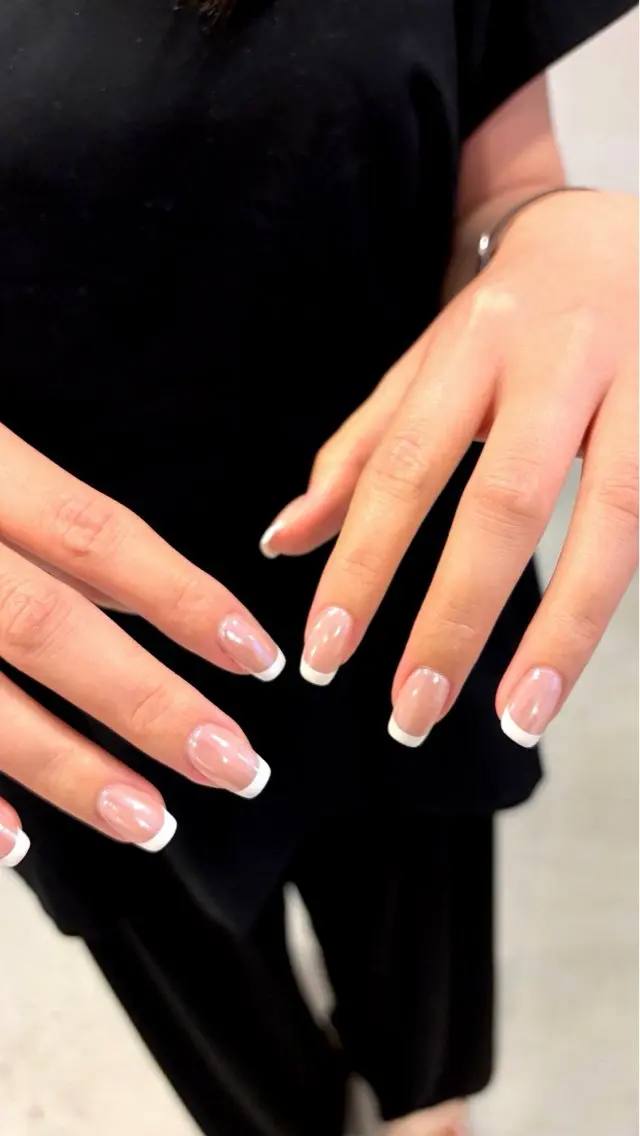ネイル フレンチネイル ハンドネイル ハンドケア Hi,nail minaのネイルデザイン