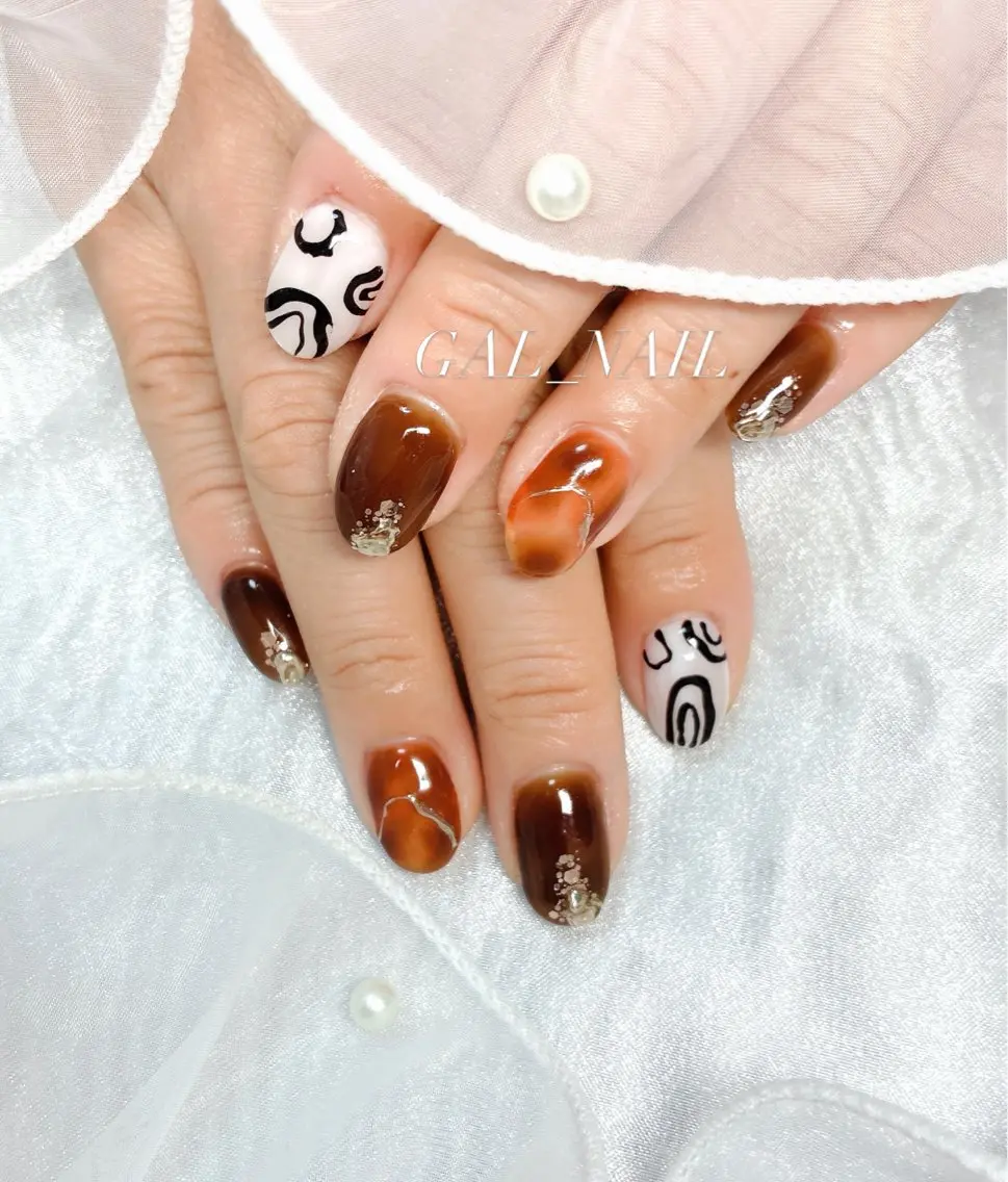 ネイル ハンドネイル GAL_NAIL Miraiのネイルデザイン
