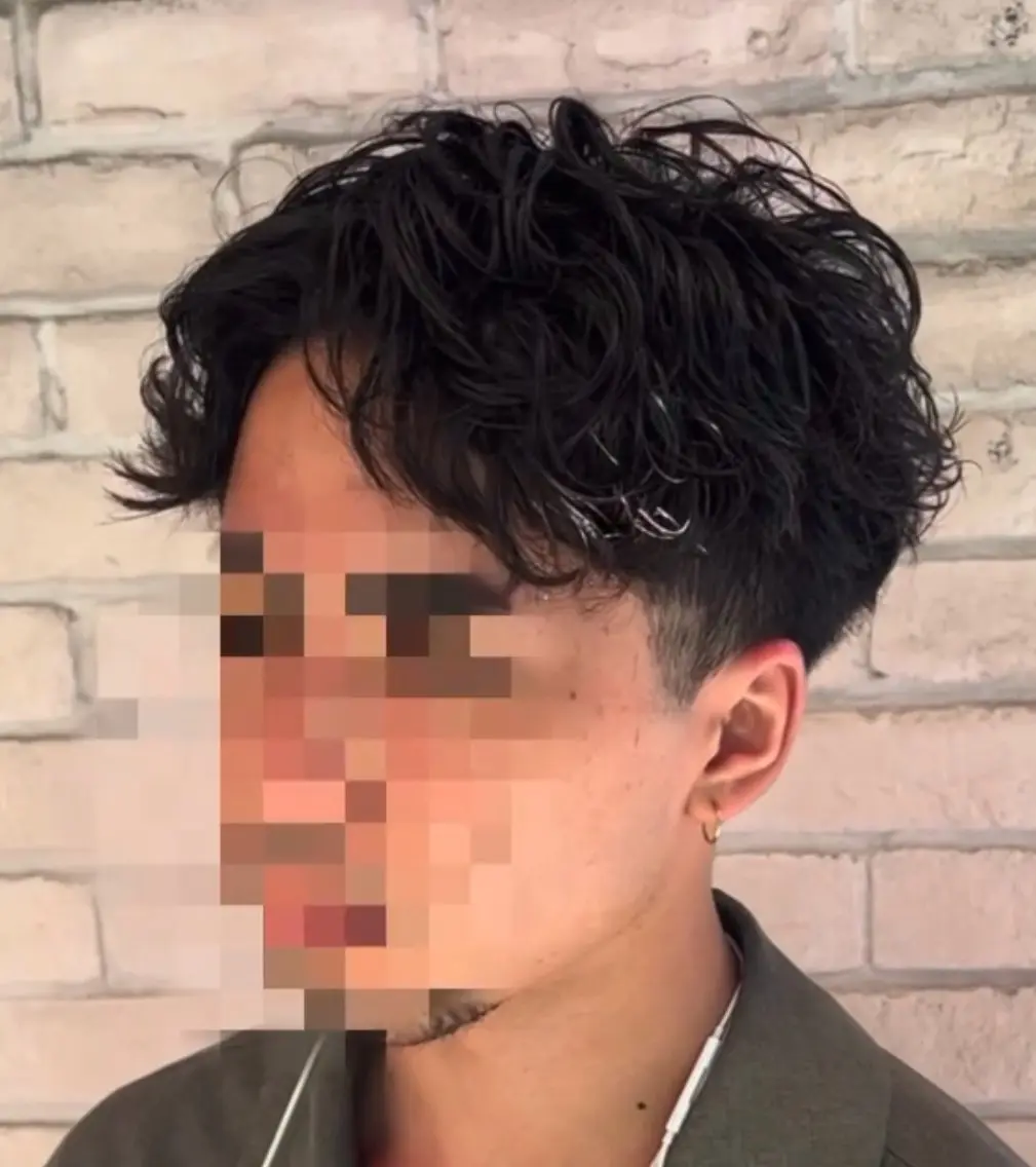 ショート パーマ メンズ パーマ トリートメント 横浜/メンズパーマ /暖色カラー/悠志のヘアスタイル