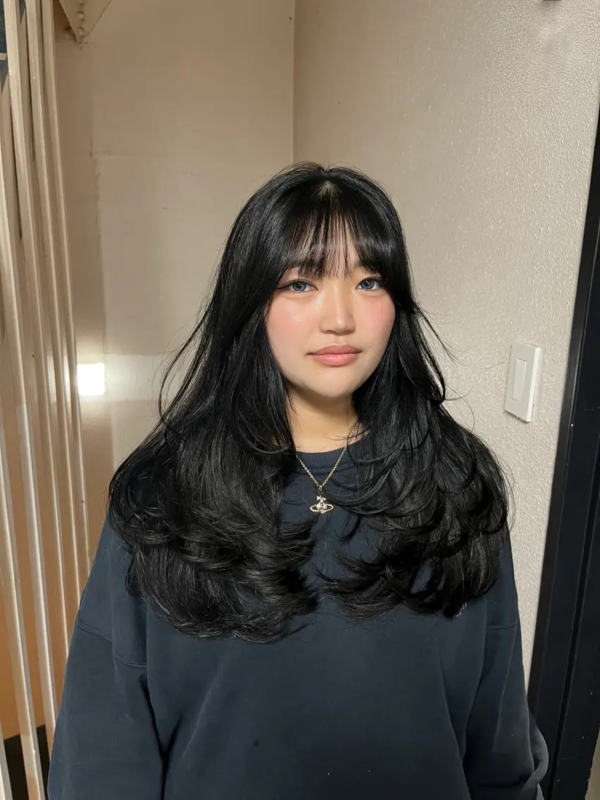ロング レイヤーカット みひろ mi_sr0221のヘアスタイル