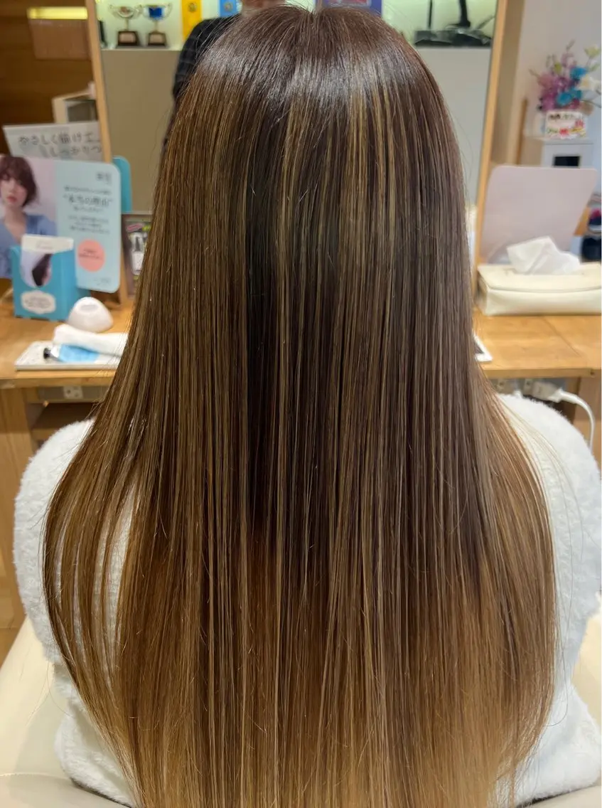 ロング カラー 清水 大樹のヘアスタイル
