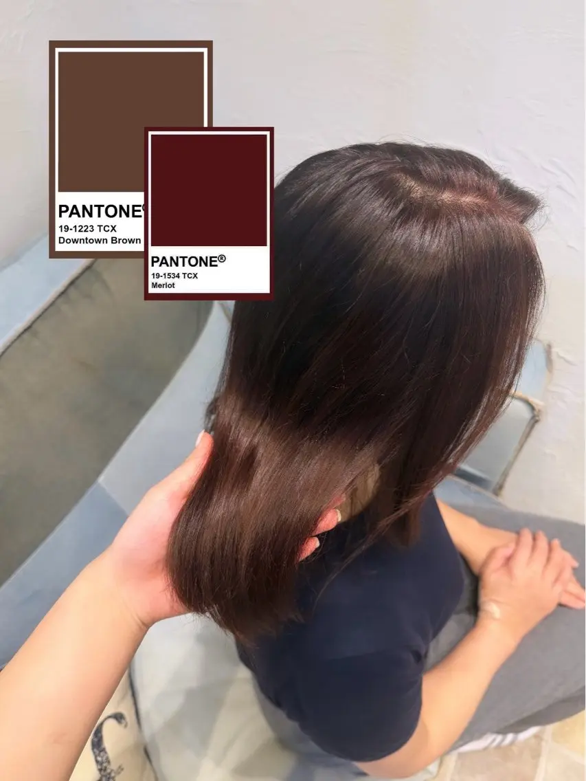 カラー ブラウンカラー Agu.hair ミサキのヘアスタイル