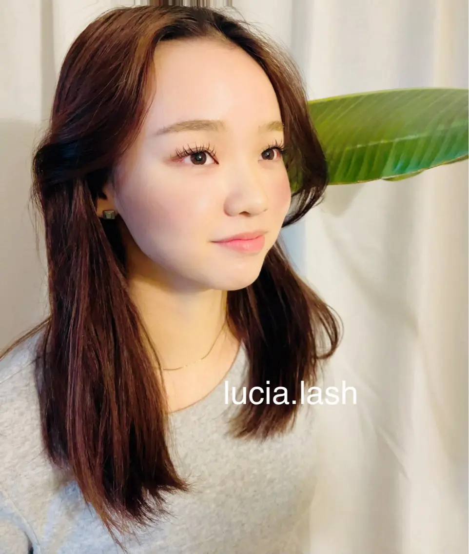 マツエク・マツパ 束感まつ毛 フラットラッシュ マツエク Lucia 小川のマツエク・マツパデザイン