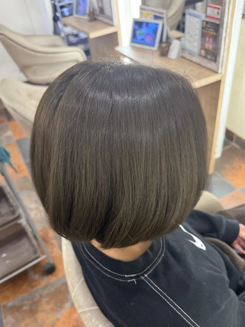 ショート さくら🍒ツヤ髪 /似合わせカラーのヘアスタイル