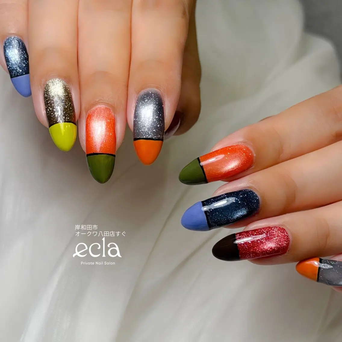 ネイル アートネイル 持ち込み Nail Salon ecla 〜エクラ〜のネイルデザイン