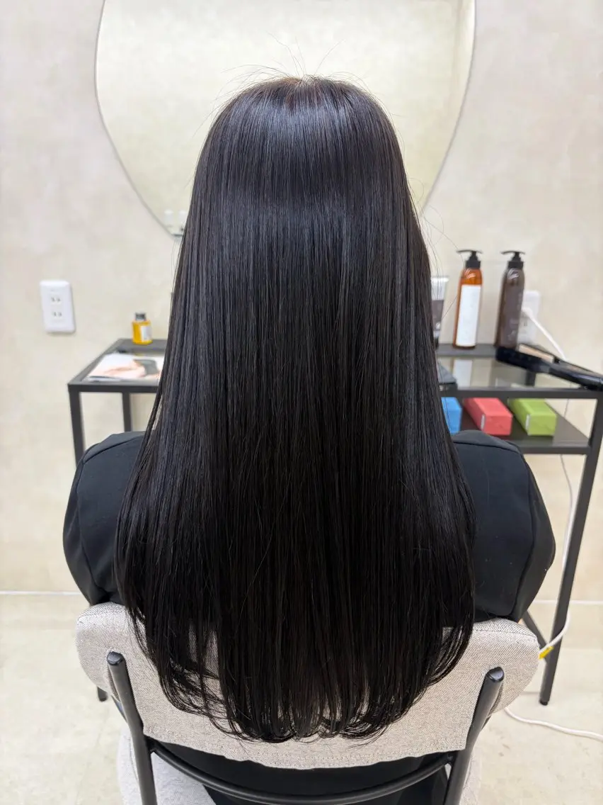 ロング カラー ヘアカラー トリートメント 《艶髪カラースパ》 💕Natsukiのヘアスタイル