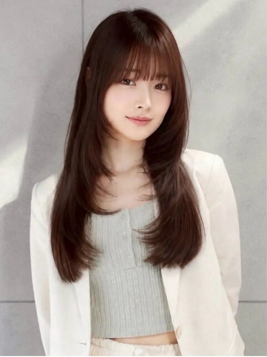 ロング カット 坂詰 空のヘアスタイル