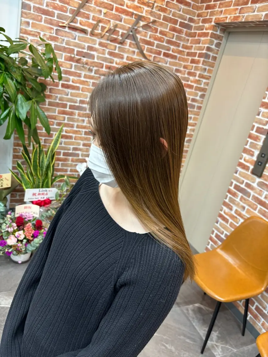 ロング カラー 髪質改善 トリートメント ヘアカラー トリートメント ギャルの革命児 秀斗のヘアスタイル