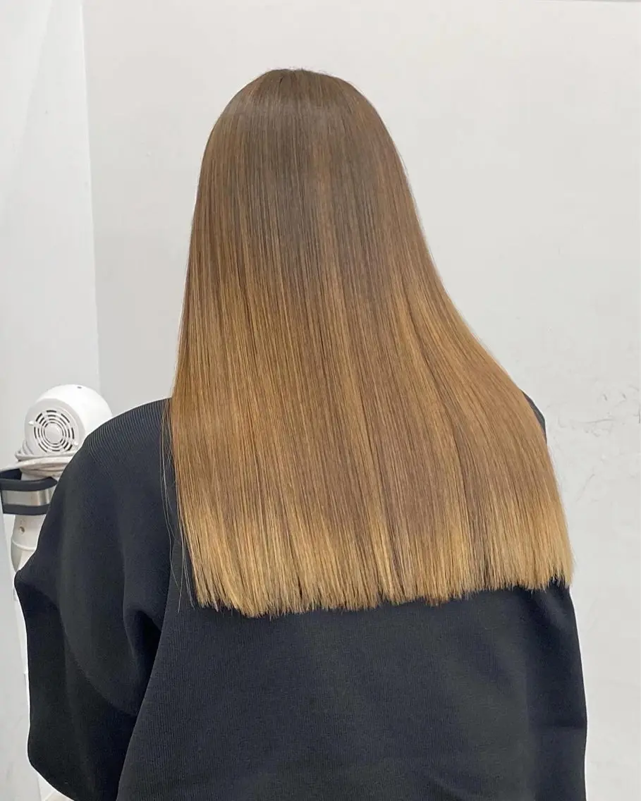 セミロング ヘアカラー トリートメント marina 🧸ིྀのヘアスタイル