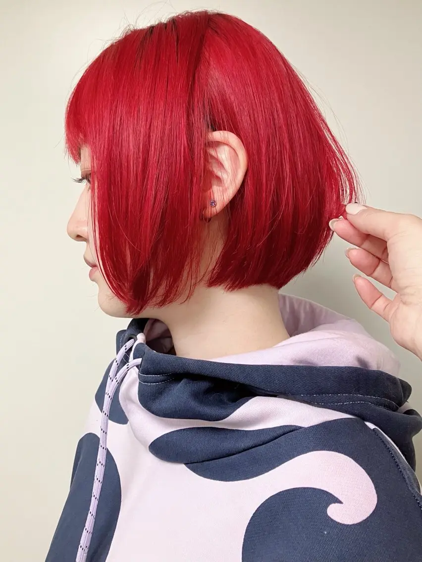 💛【かわいいハイトーン】カット+ブリーチ+オンカラー(ミルクティーや派手カラーまでカラー豊富です♡)の写真