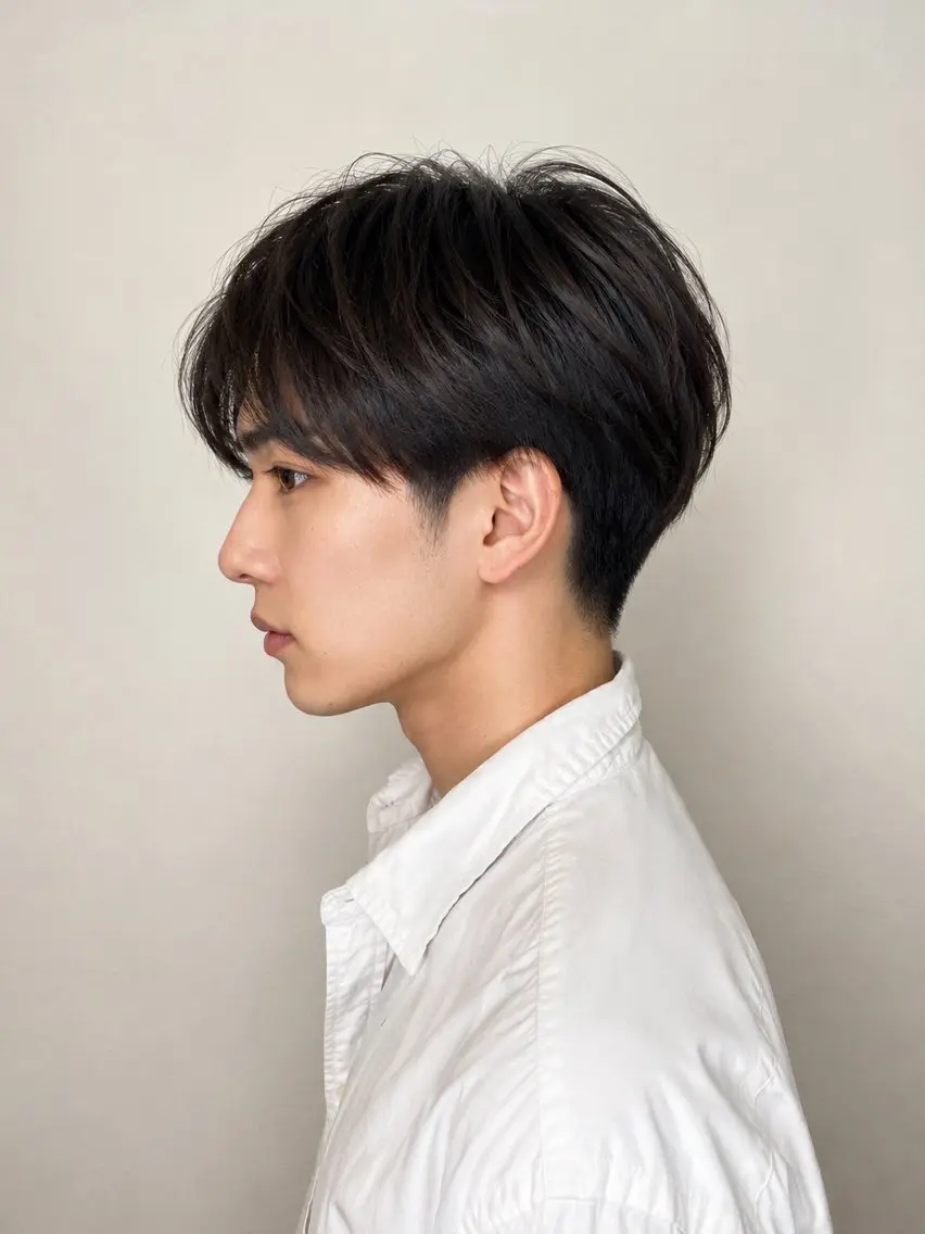 ミディアム カット ヘッドスパ ヘアセット Hiroshi ヒロシのヘアスタイル