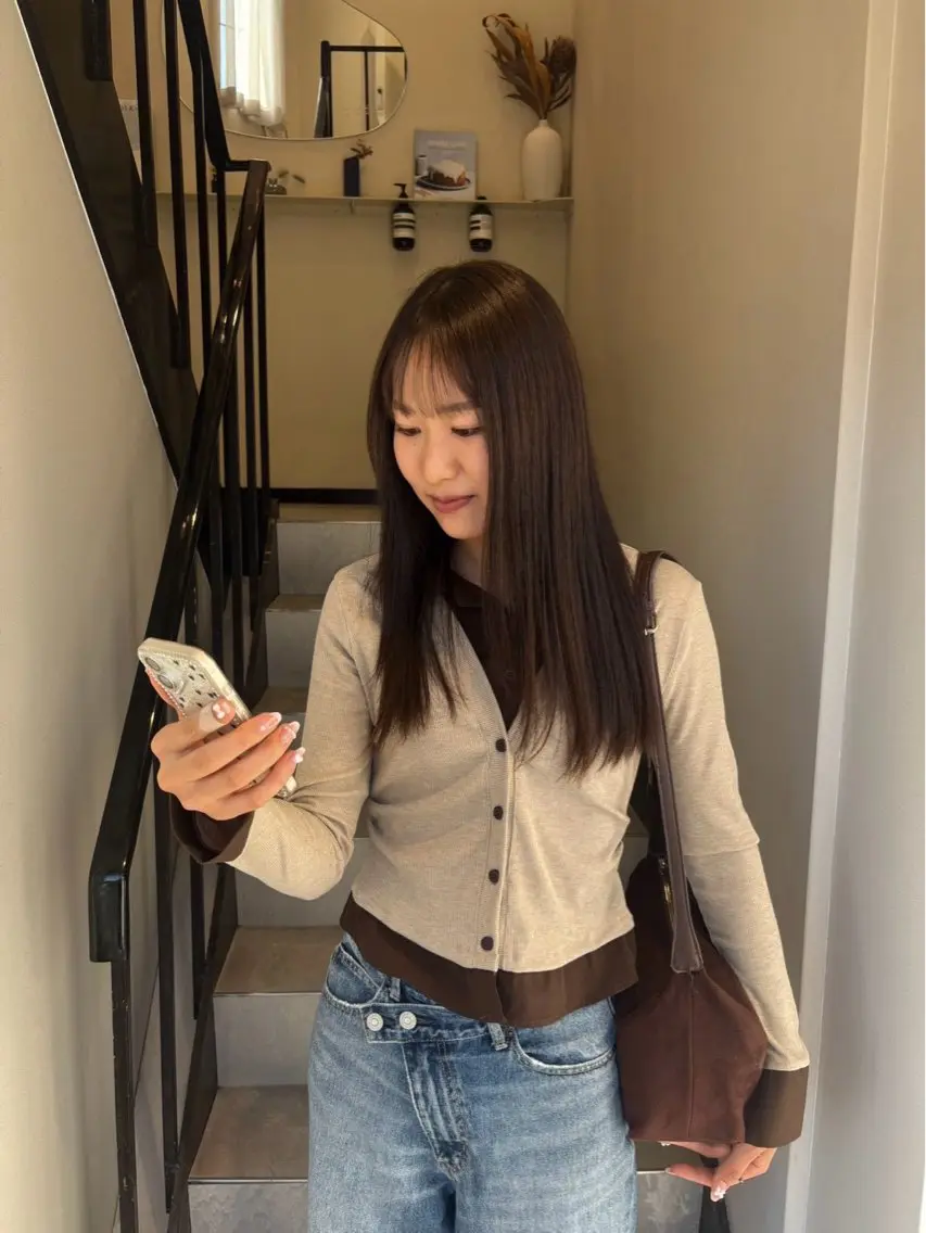 ロング 坂本 桃花のヘアスタイル