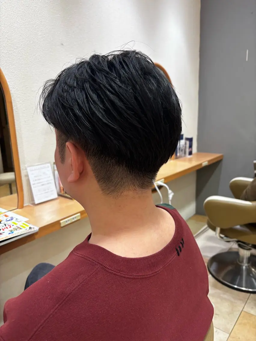 メンズ ツーブロック 刈り上げ カット 工藤 榛透のヘアスタイル