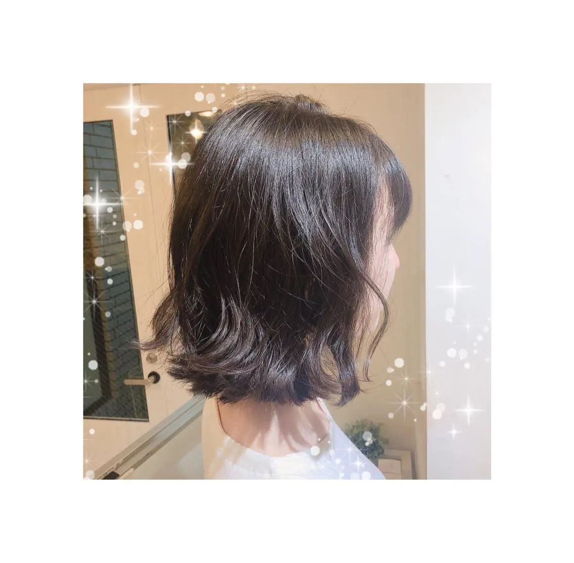 ミディアム ボブ 甲斐 みづきのヘアスタイル