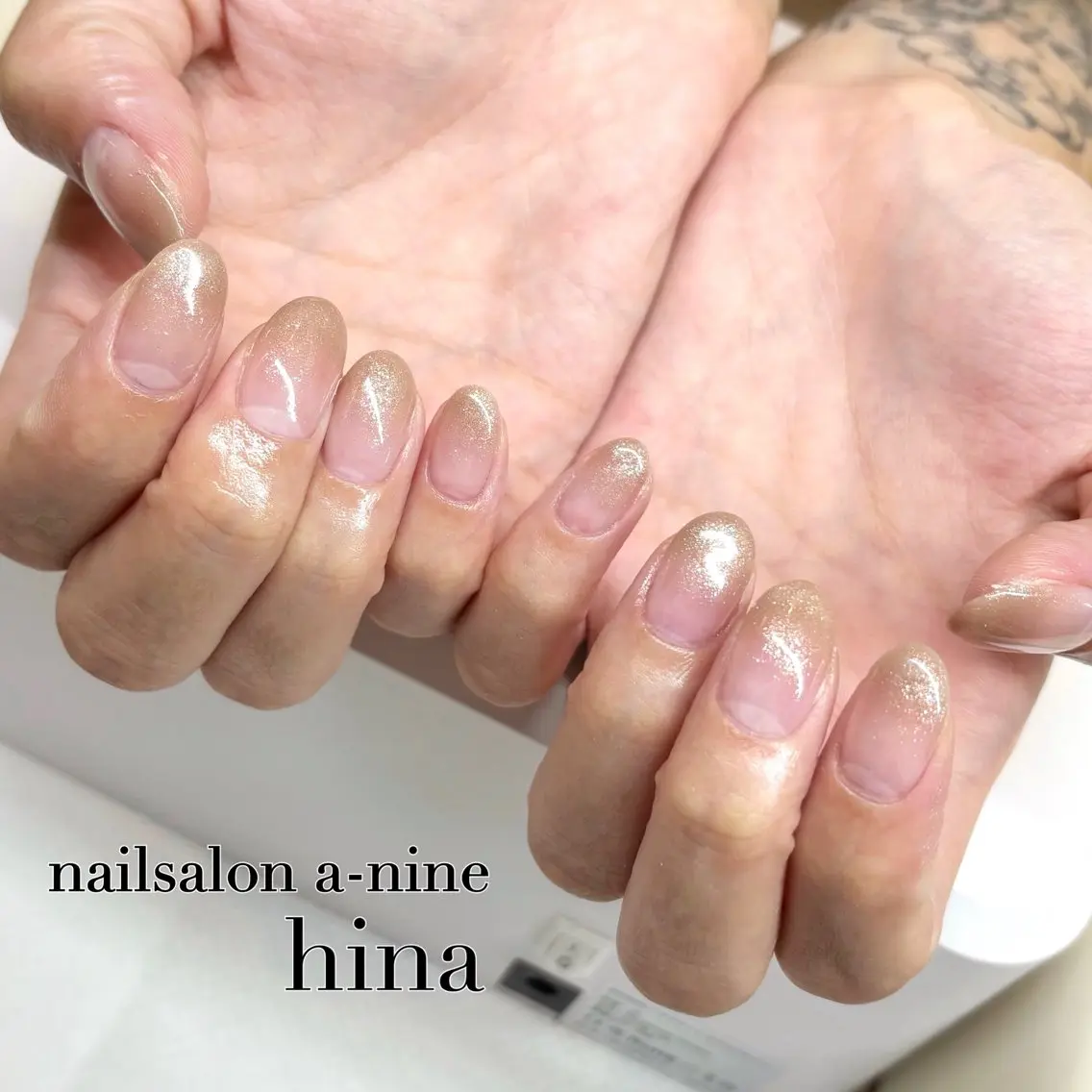ネイル ブラウン グラデーション 【モデル募集中】 hina🌼のネイルデザイン