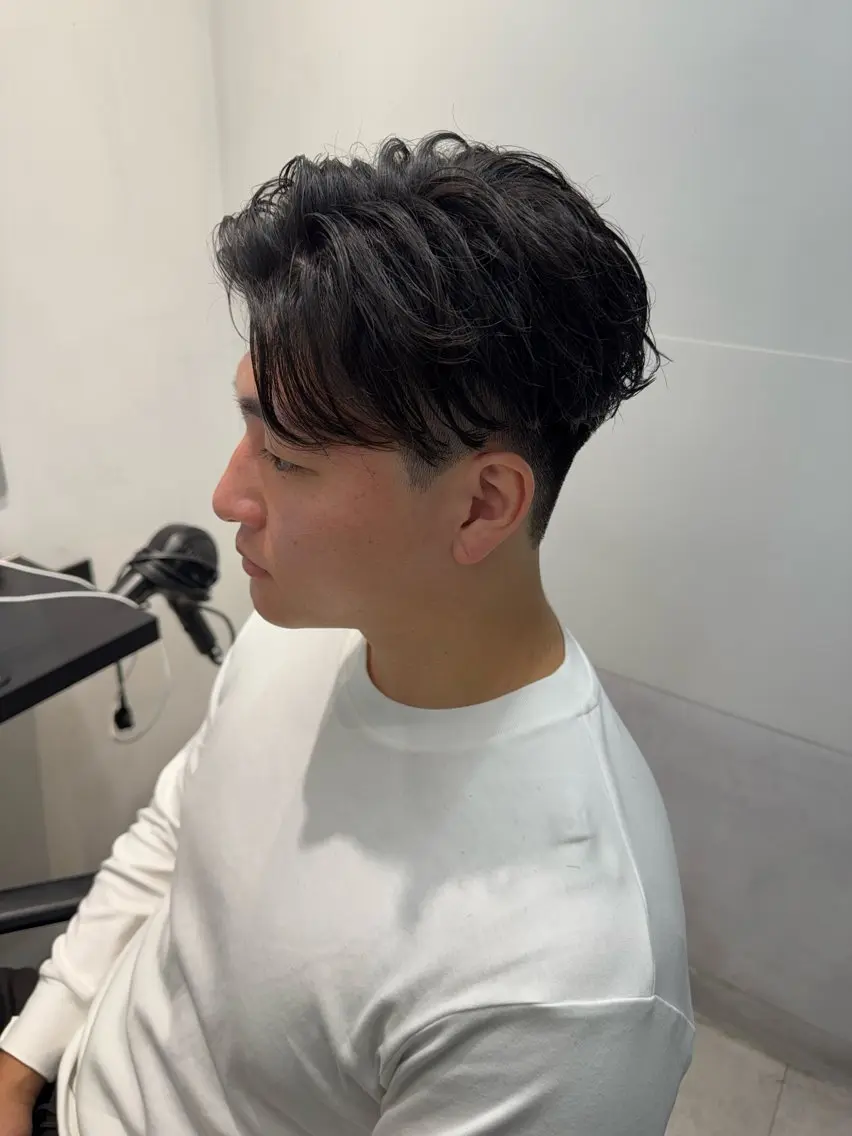 ショート パーマ ヘアアレンジ メンズ カット パーマ ヘアセット 🔥メンズ特化🔥 木村 祐太のヘアスタイル