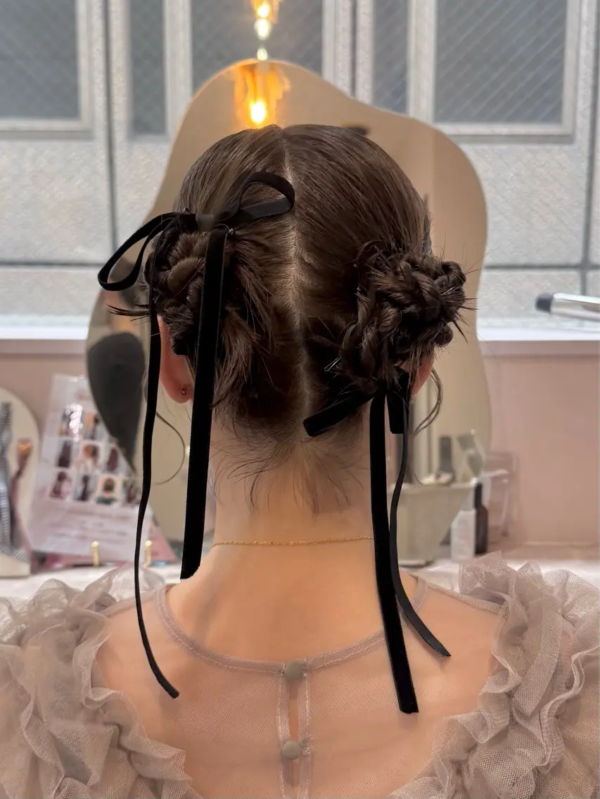 ショート ヘアアレンジ Mila Chisaのヘアスタイル