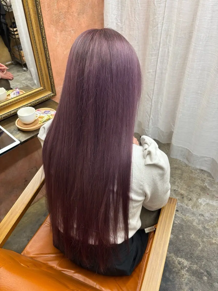 ロング ヘアカラー Retsu /UniQのヘアスタイル