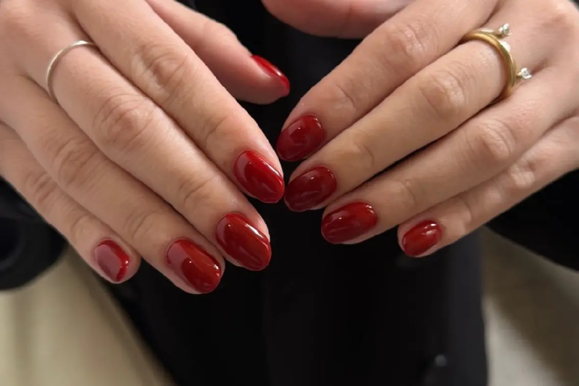 ネイル ワンカラーネイル MARBLE nails🌀のネイルデザイン