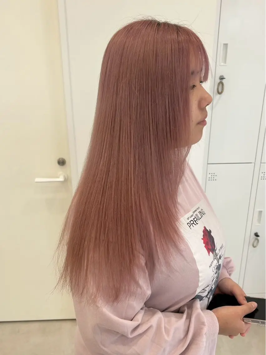 カラー カラー/ブリーチ モデル募集 柴田のヘアスタイル