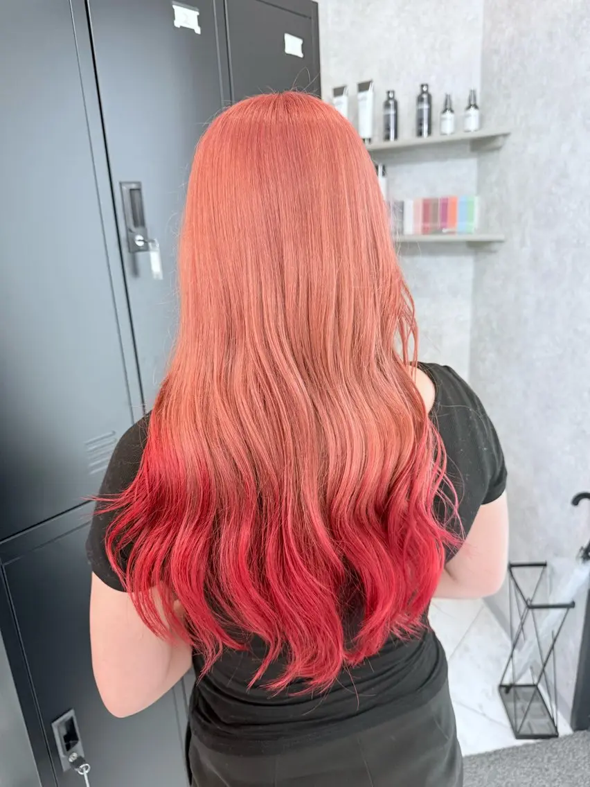 ロング カラー 🌺ハイトーン🌺 矢葺 なぎさ🌺🌺のヘアスタイル