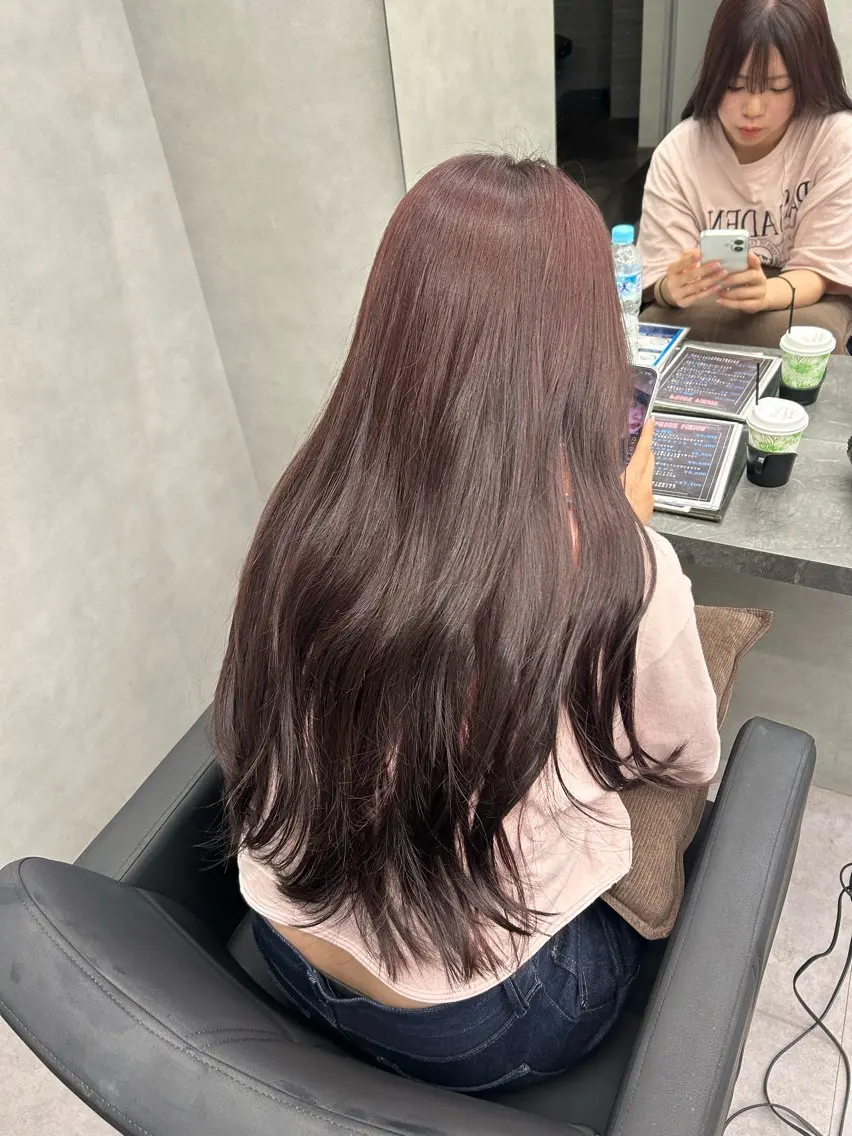 ロング カラー 東谷栞里 /カラーモデル募集中のヘアスタイル