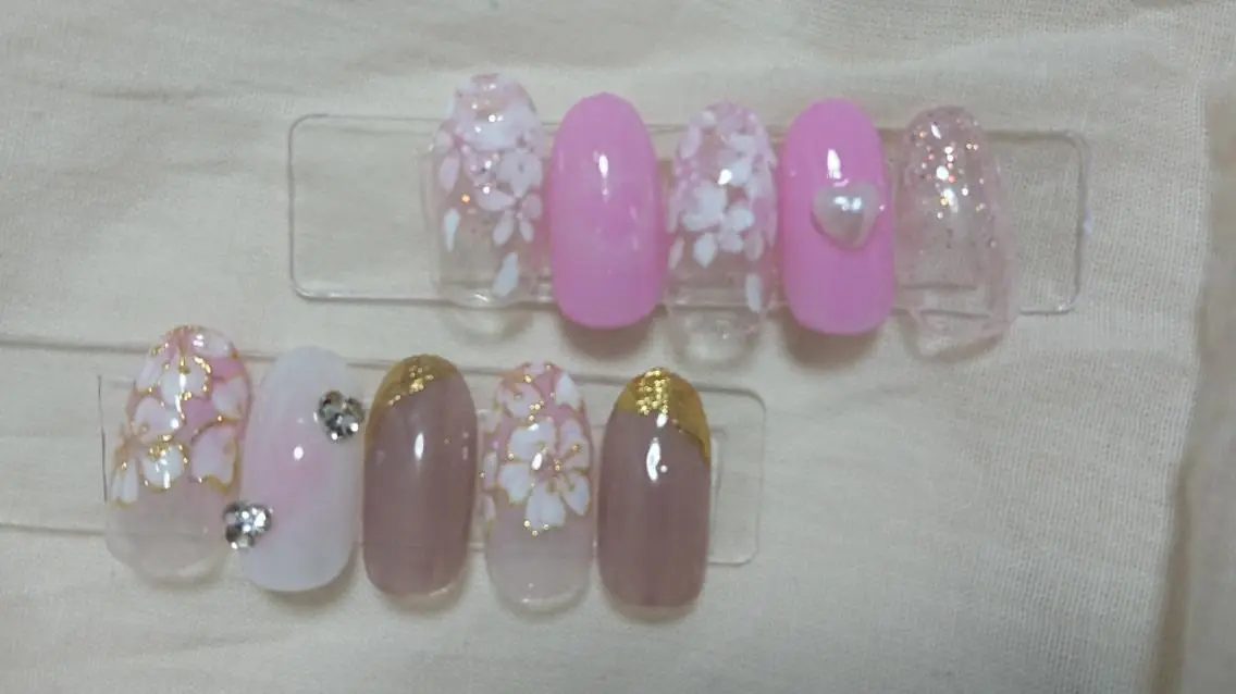 ネイル アートネイル ハンドネイル shellnail さなえのネイルデザイン