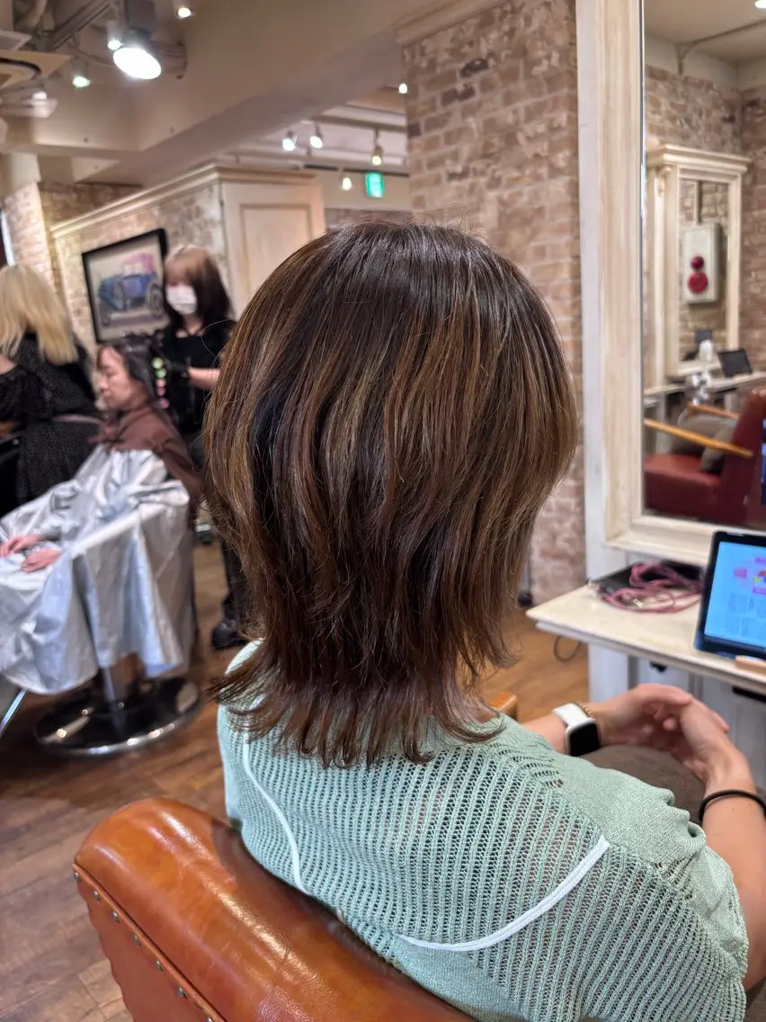 ミディアム 田尾 凌雅のヘアスタイル