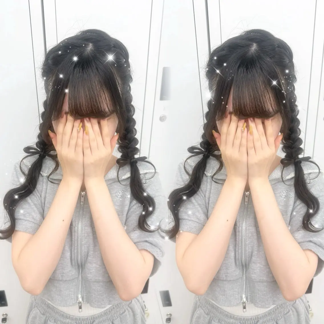 ヘアアレンジ ヘアアレンジエクステ 推し活 さな👶🏻のヘアスタイル