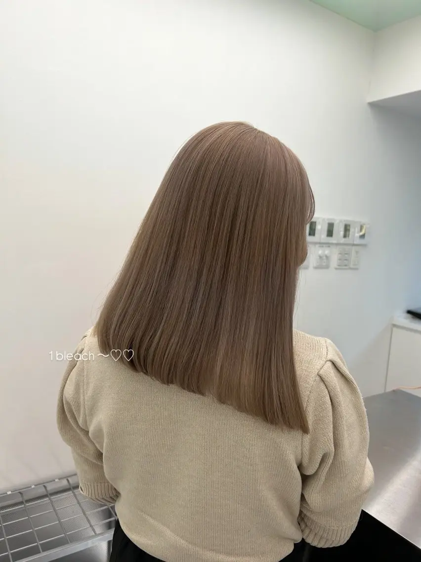 カラー ヘアカラー トリートメント 透明感カラー🎀艶髪 Anju/渋谷🎀のヘアスタイル