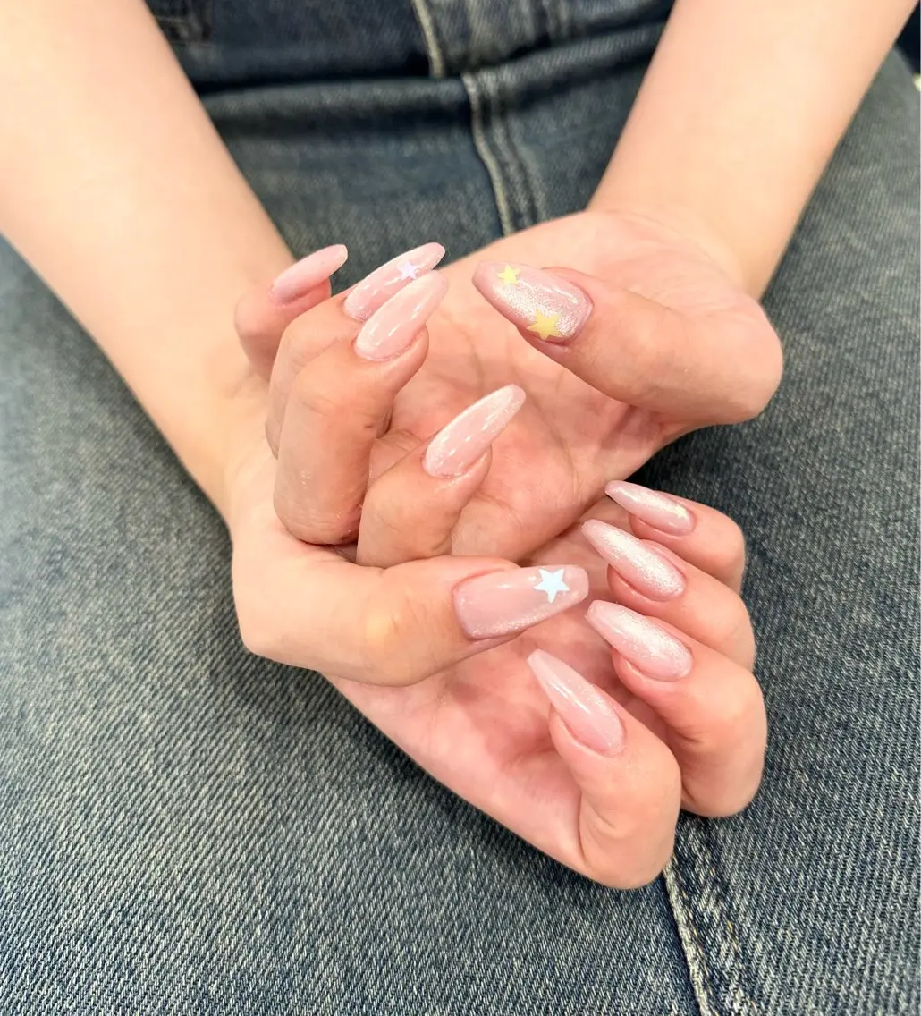 ネイル アートネイル 長さ出し ジェルネイル マグネットネイル メンズネイル ハンドネイル MIMnail メンズネイリストのネイルデザイン