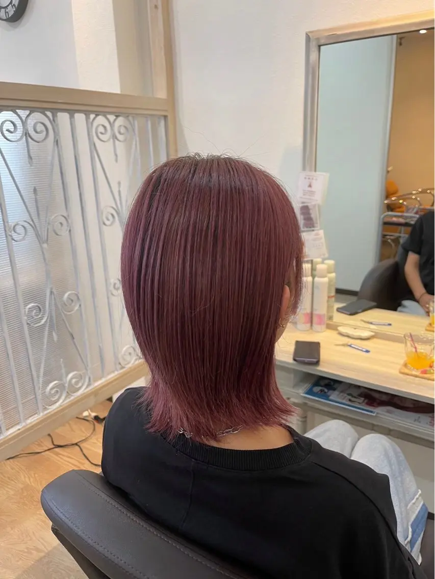 ミディアム elve水戸 加藤媛佳のヘアスタイル