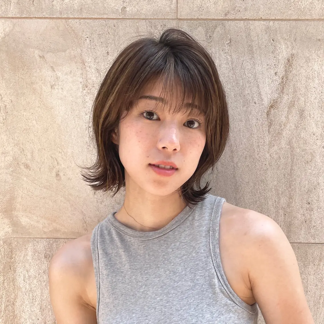ミディアム カラー カット ヘアカラー matka白髪ぼかし 大人ヘア/KEIKOのヘアスタイル