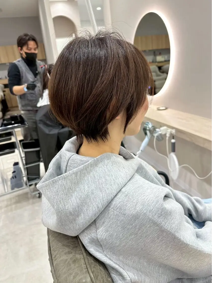 ショート ショートヘア 上田 皇明のヘアスタイル