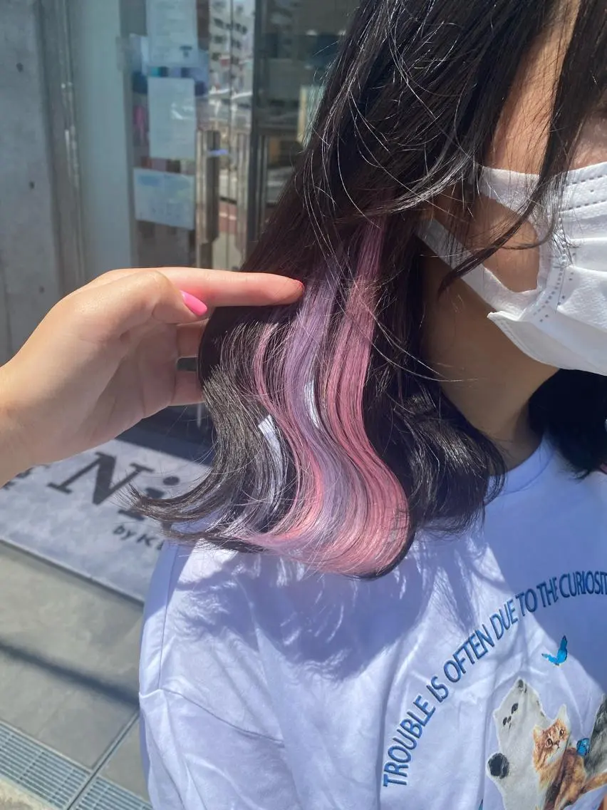 【シールエクステ】イヤリングカラー/ポイントカラーの写真