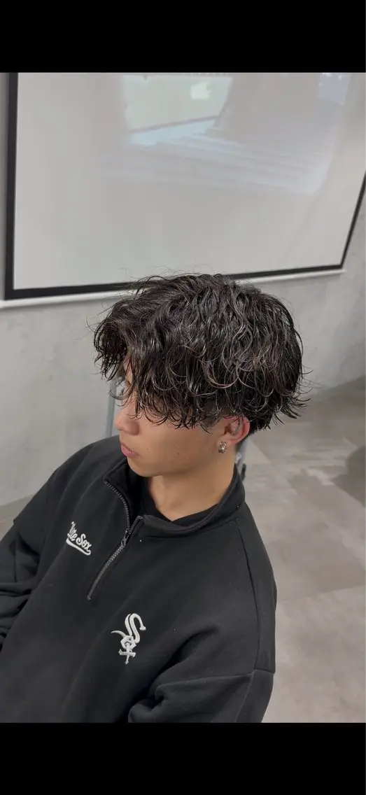 ショート カット パーマ 高橋 昂大のヘアスタイル