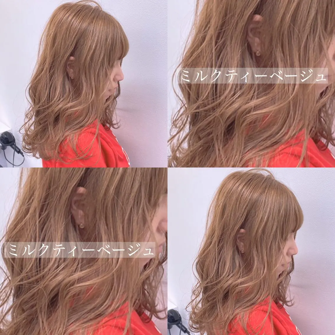 セミロング カラー ヘアアレンジ 💞あざと可愛い💞 児玉大地のヘアスタイル