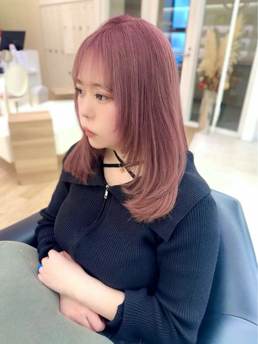 ロング カラー ヘアカラー ♡ParveMix NANO♡のヘアスタイル