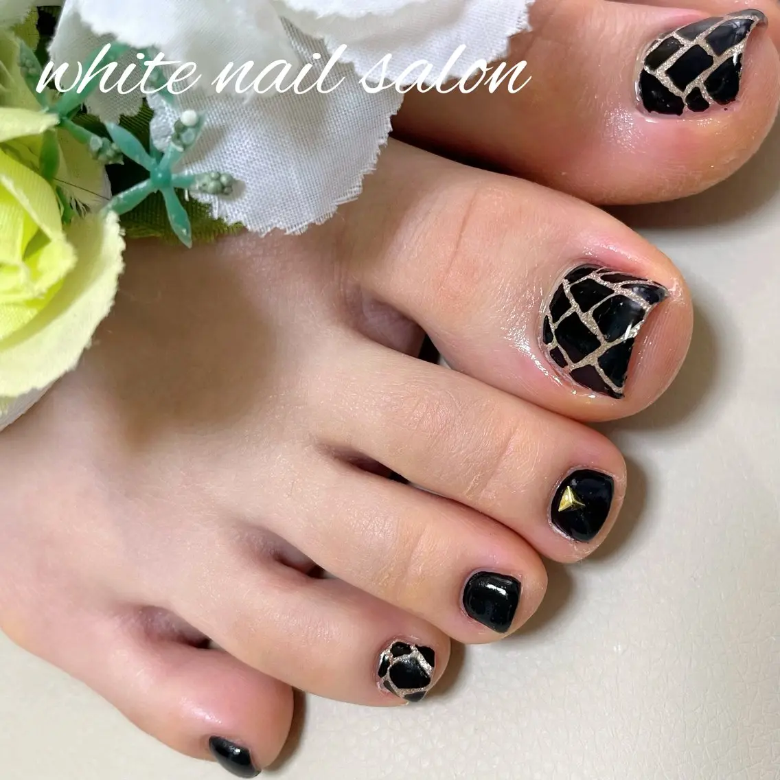 ネイル フットネイル white nail salonのネイルデザイン