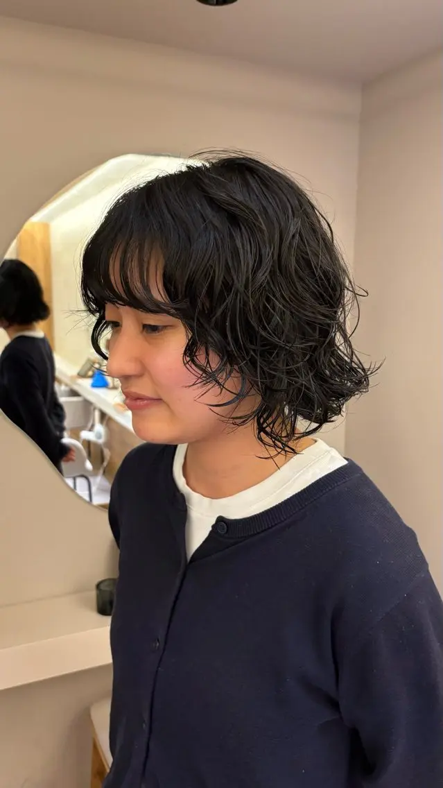 ショート パーマ 《ショートカット》 ナミのヘアスタイル