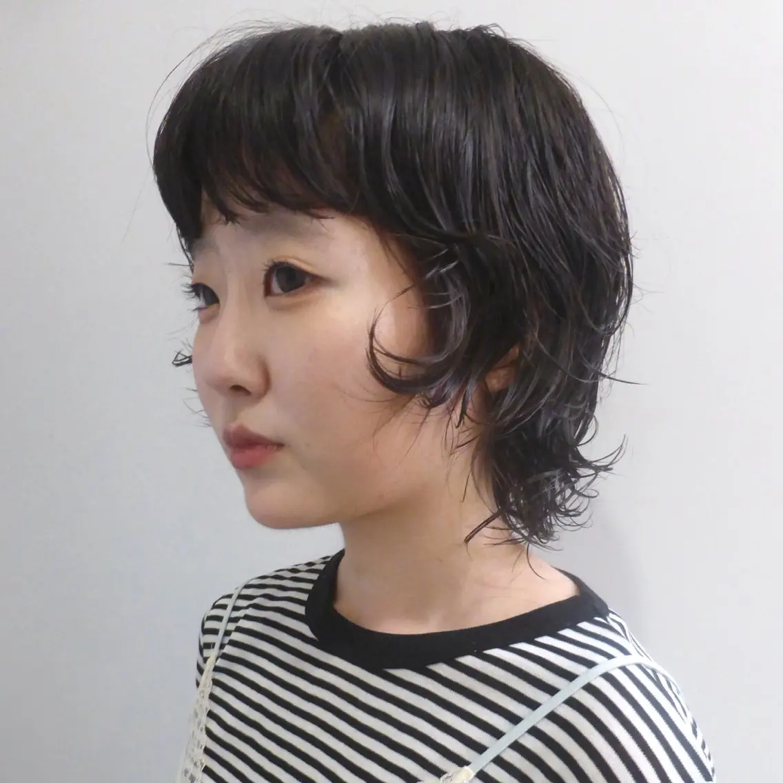ショート パーマ 顔周りカット ショートヘア ウルフカット カット パーマ 似合わせデザイン໒꒱ rioのヘアスタイル