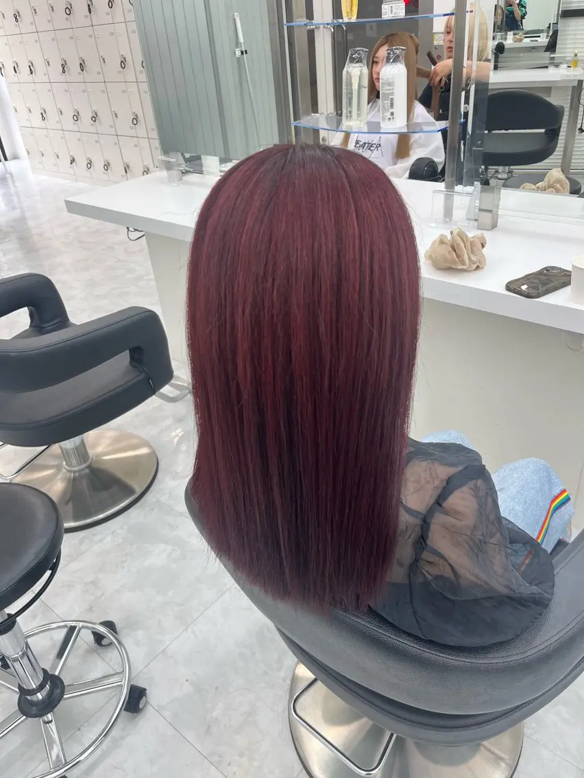 セミロング カラー Zina熊本🫧 Kurehaのヘアスタイル