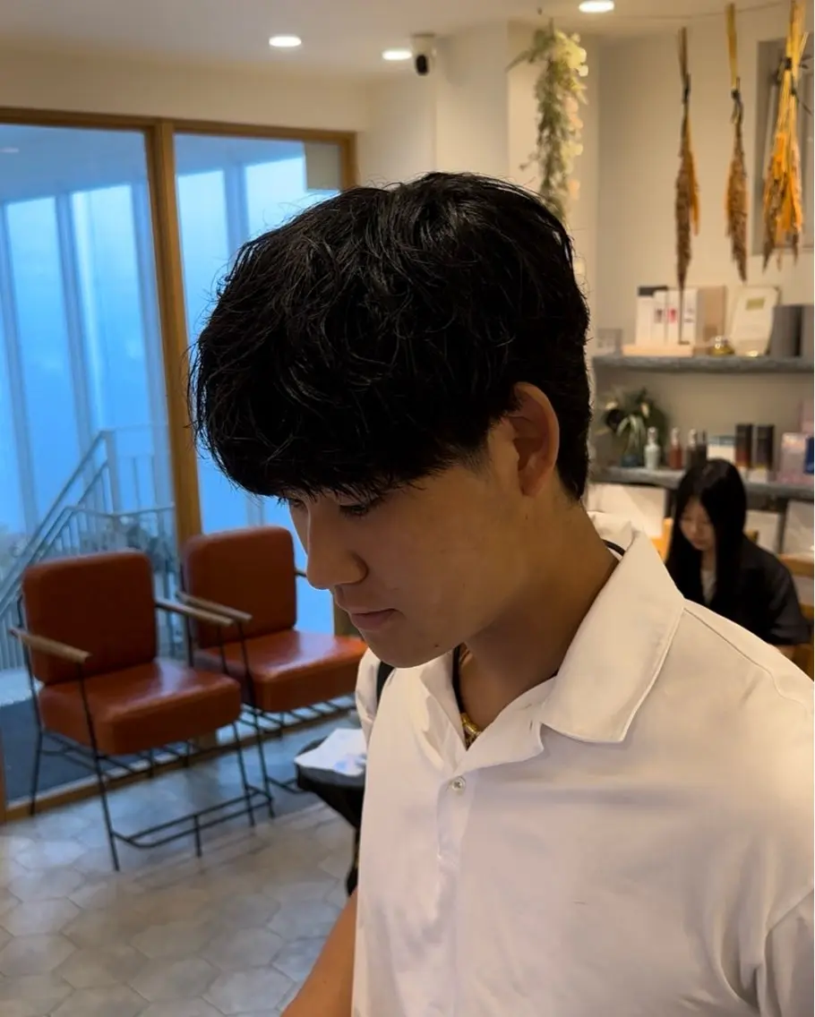 【メンズ限定】似合わせカット+シャドウパーマ✨️の写真