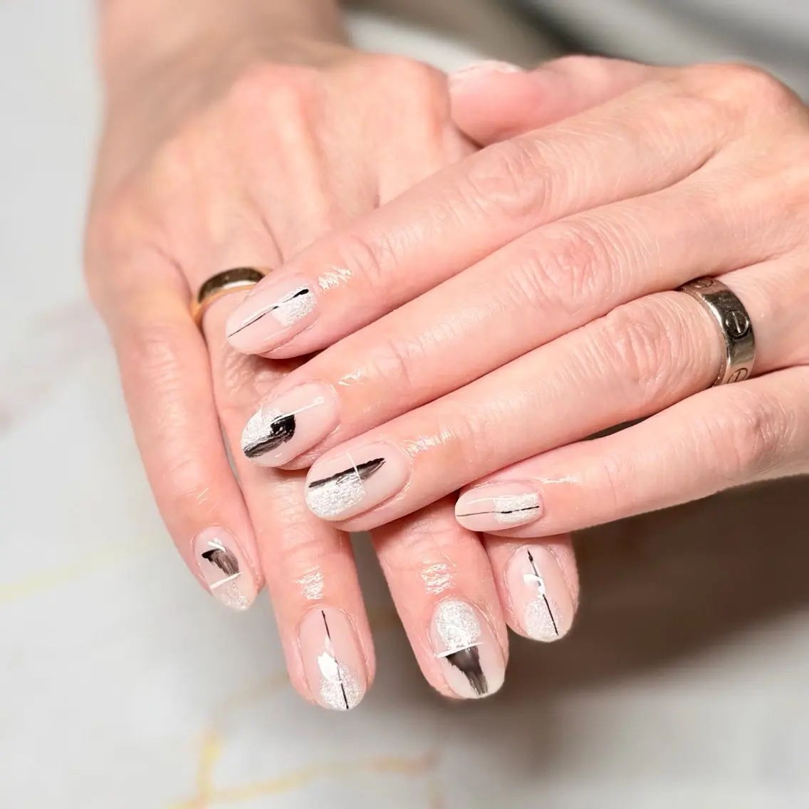 ネイル ハンドネイル フットネイル R.nail 蘭のネイルデザイン