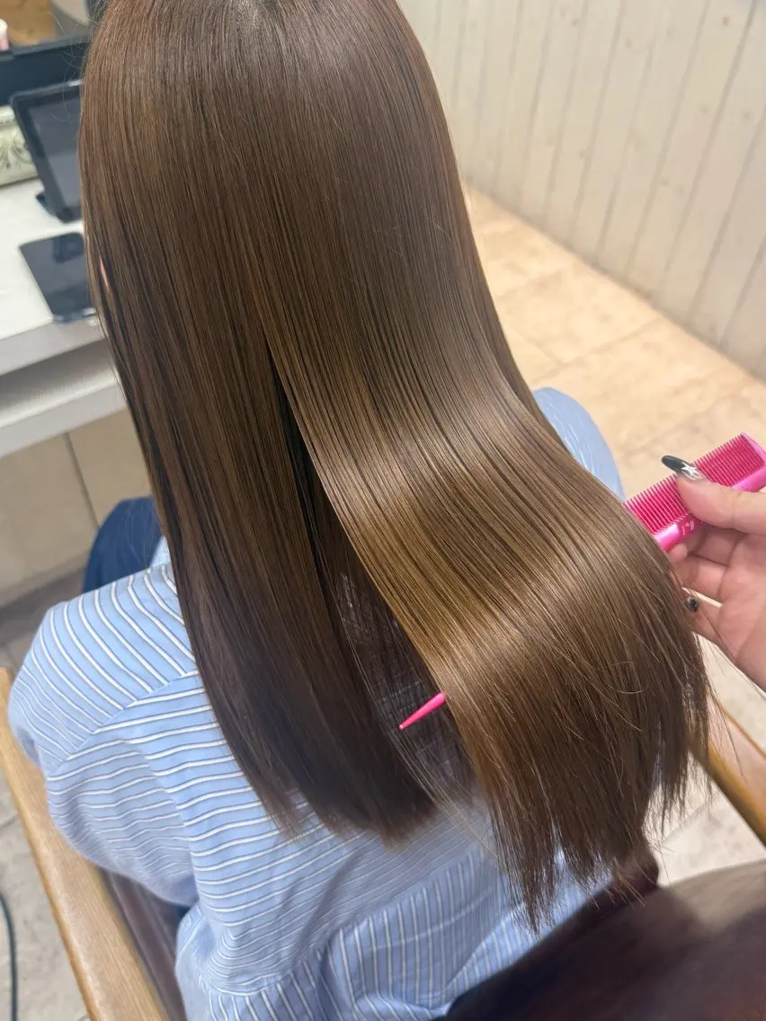 ロング 髪質改善 高橋 りりのヘアスタイル
