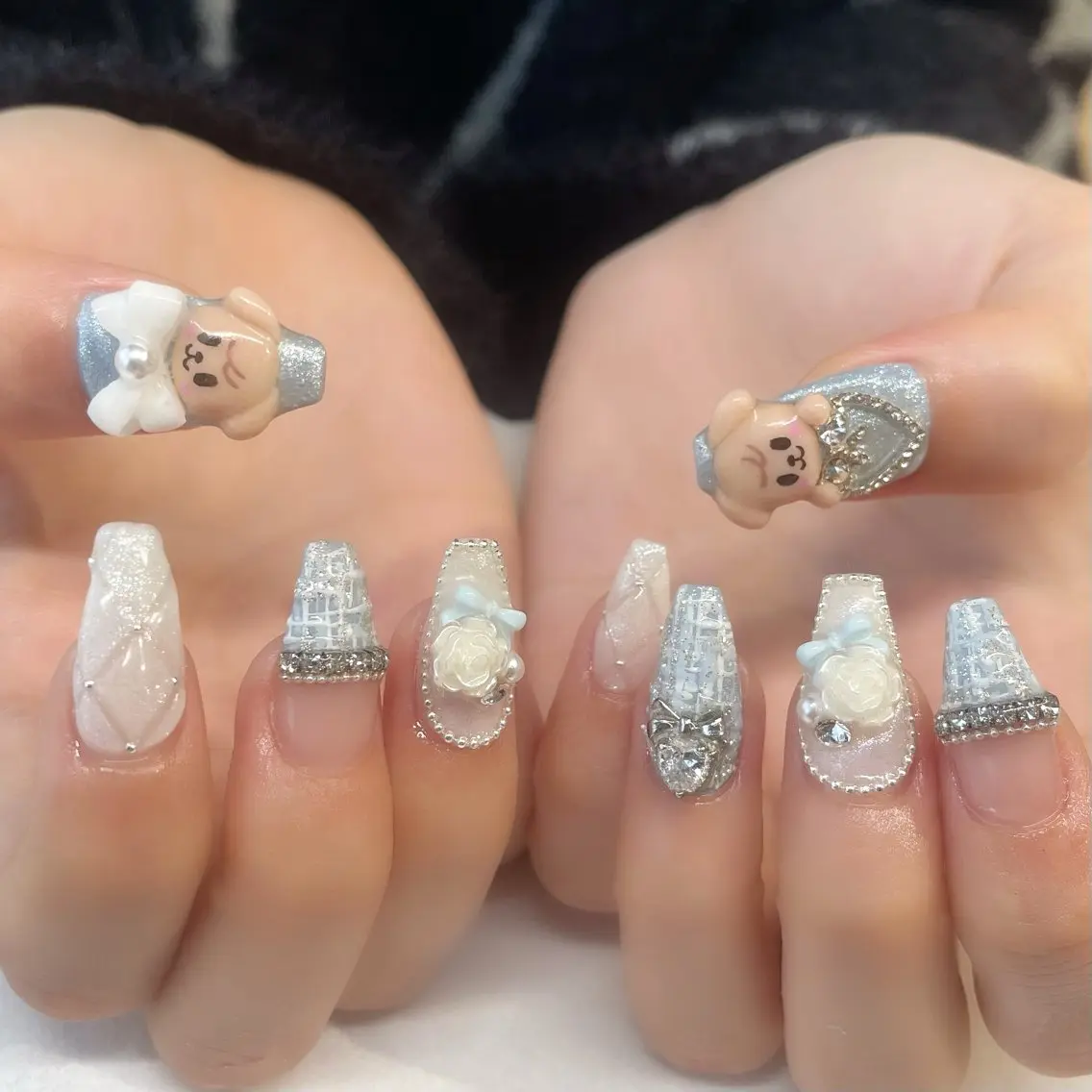 ネイル ハンドネイル 💎🐰 saki. m 🐰💎のネイルデザイン
