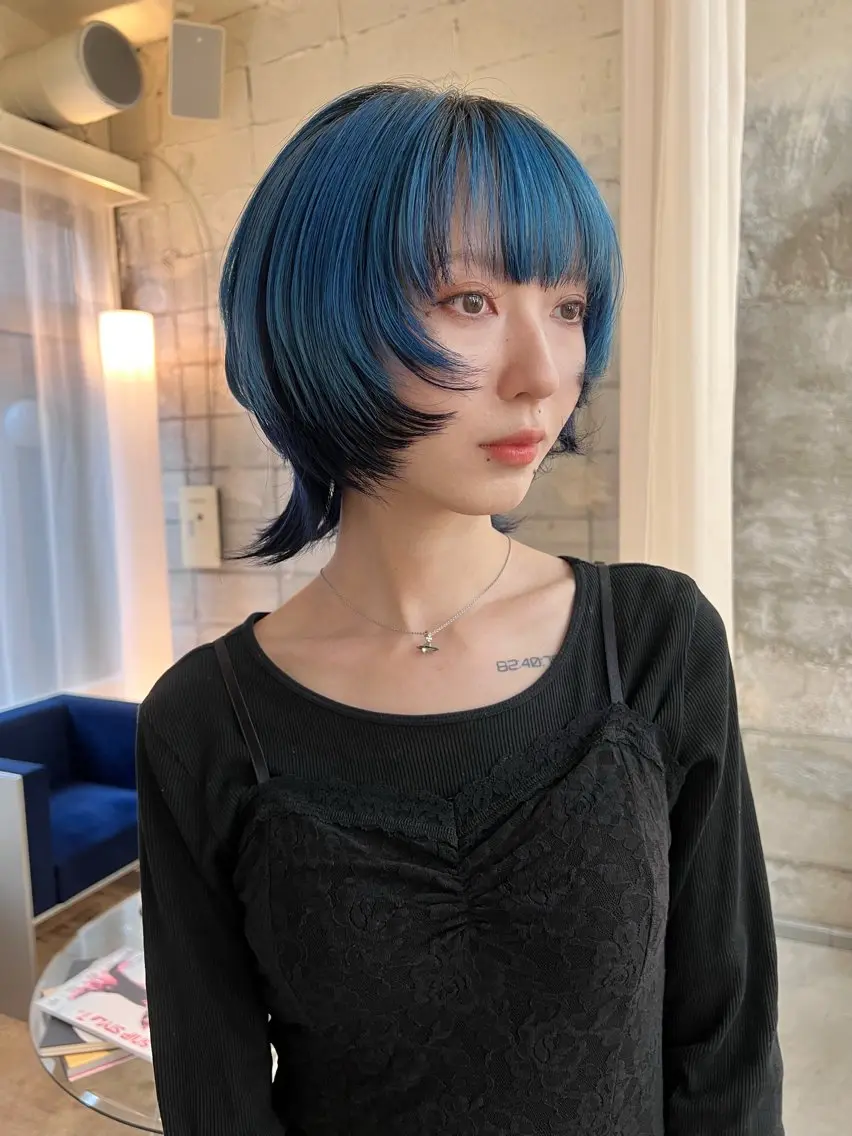 ショート カラー 圧倒的デザイン力 店長🎨RENAのヘアスタイル