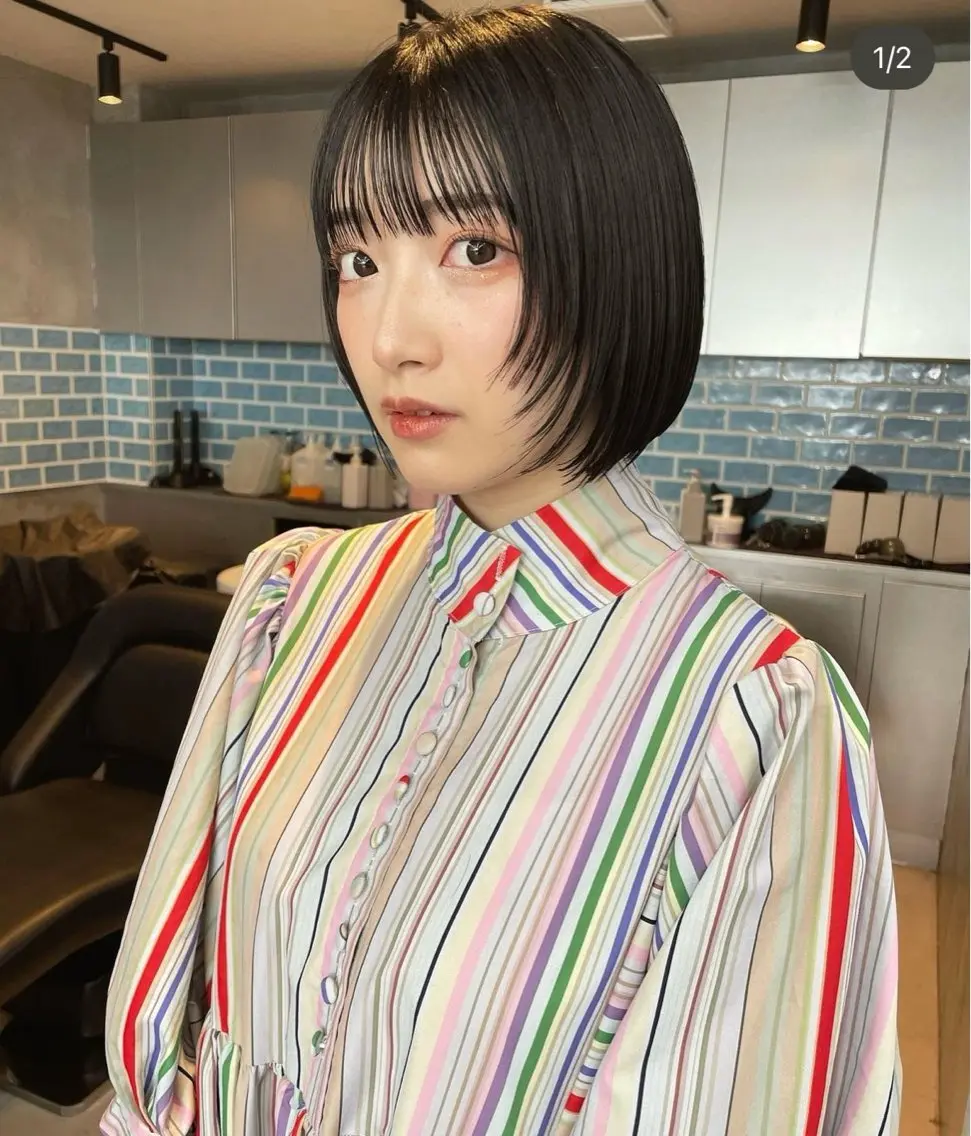 ショート カラー パーマ 似合わせカット✂︎ りょお🫧のヘアスタイル