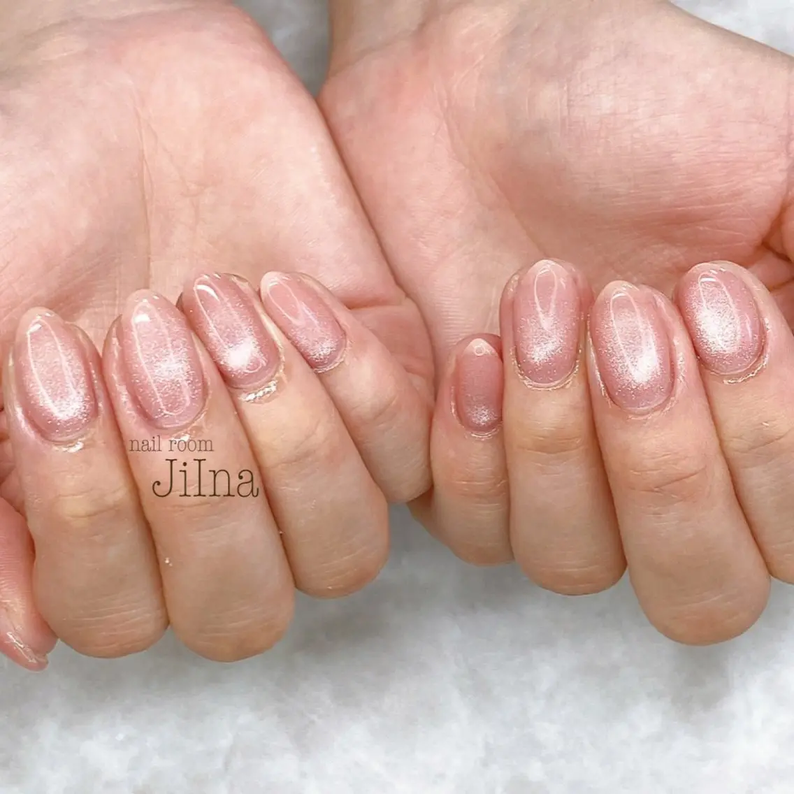 ネイル マグネットネイル マグネットワンカラー ワンカラーネイル JiIna nailのネイルデザイン